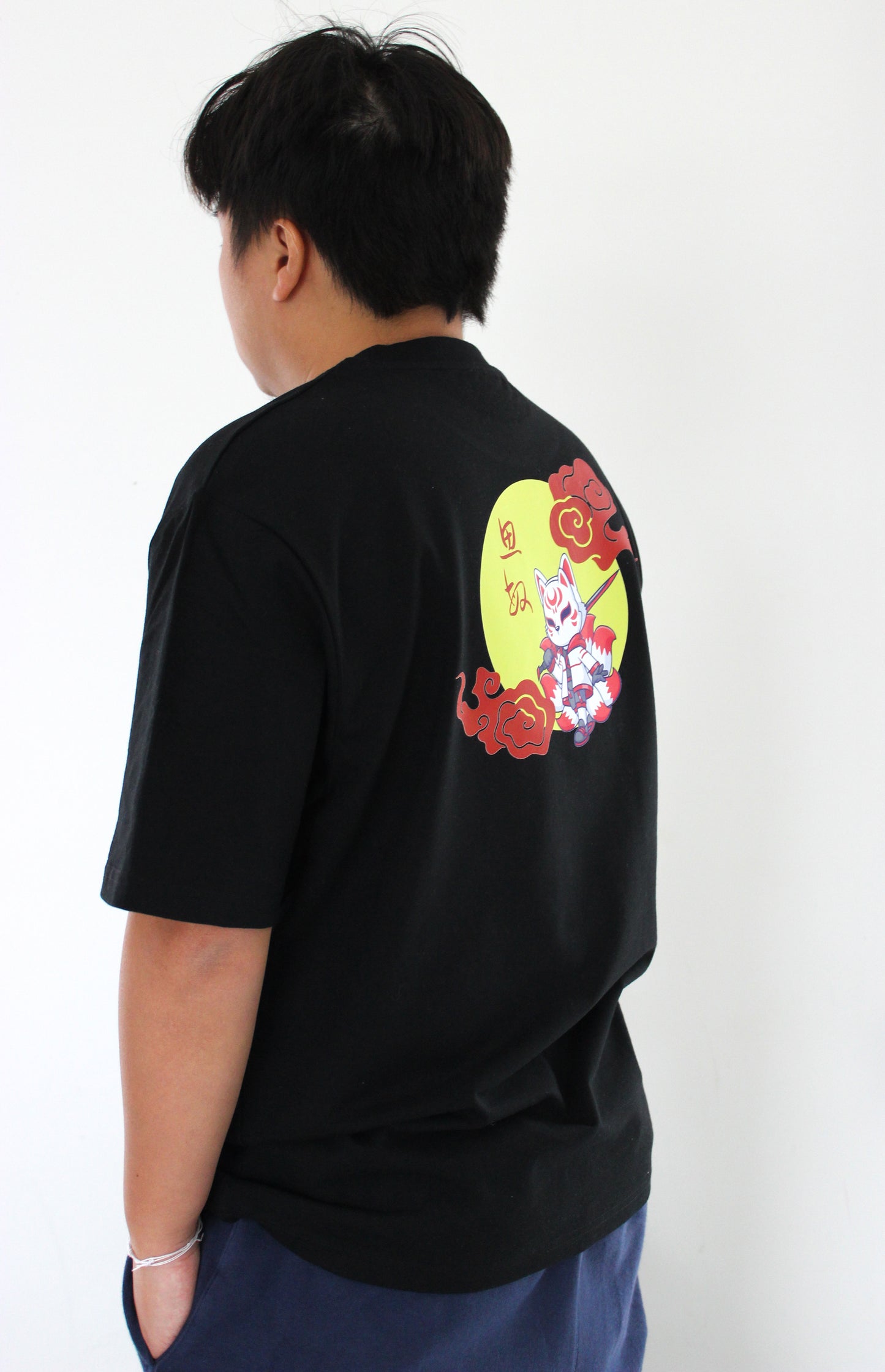 T-shirt oversize - Kitsune