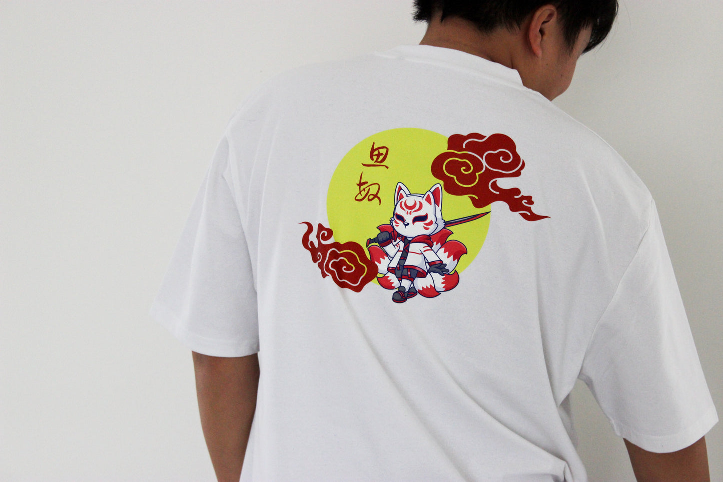 T-shirt oversize - Kitsune