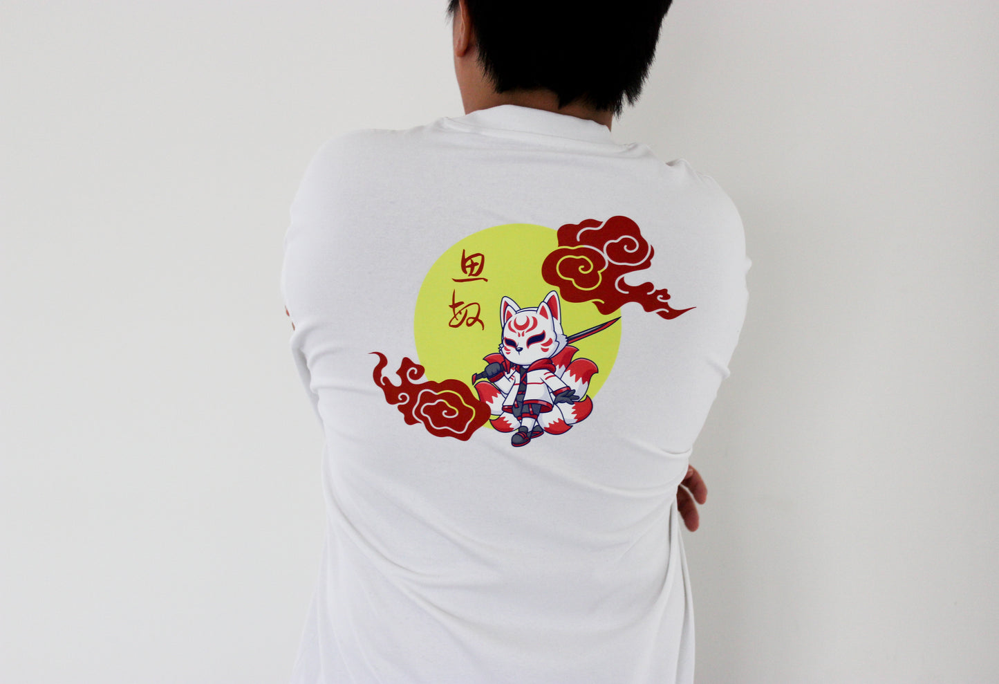 T-shirt oversize - Kitsune