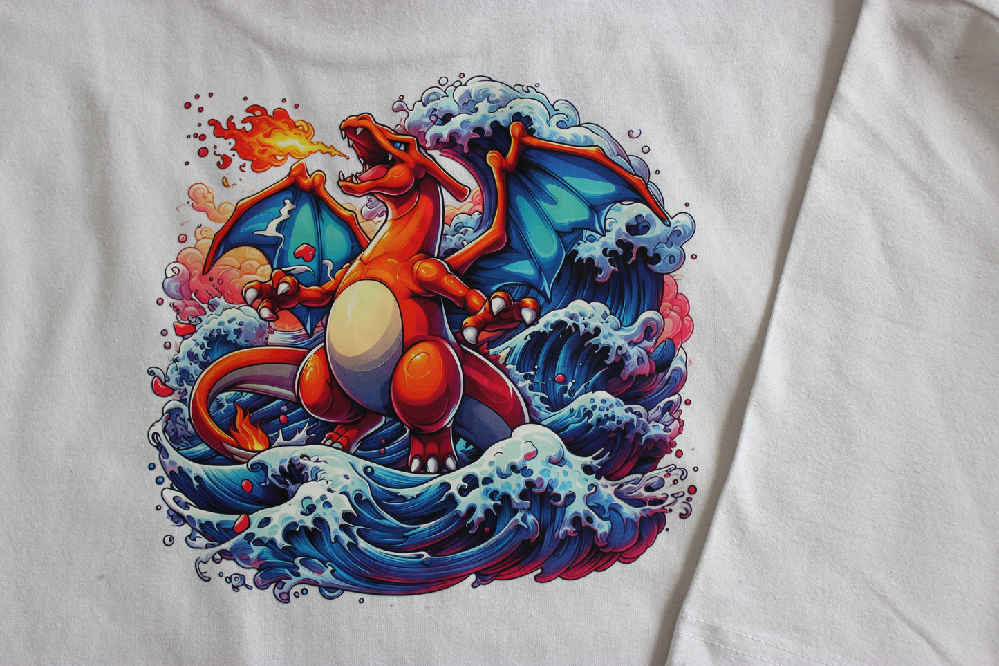 T-shirt oversize Pokémon personnalisable - Dracaufeu