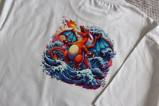 Sweatshirt Pokémon personnalisable - Dracaufeu (photos à venir)